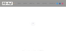 Tablet Screenshot of pif-paf.co.uk